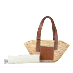 Small Raffia Basket Tote