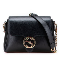 Small Dollar Calfskin Interlocking G Crossbody