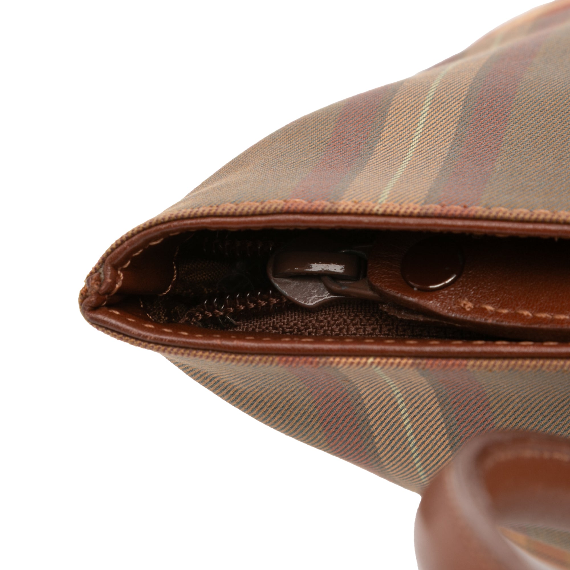 Vintage Check Canvas Bucket Bag