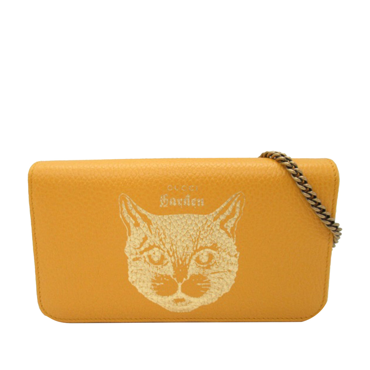 Leather Garden Mystic Cat Wallet On Chain_0