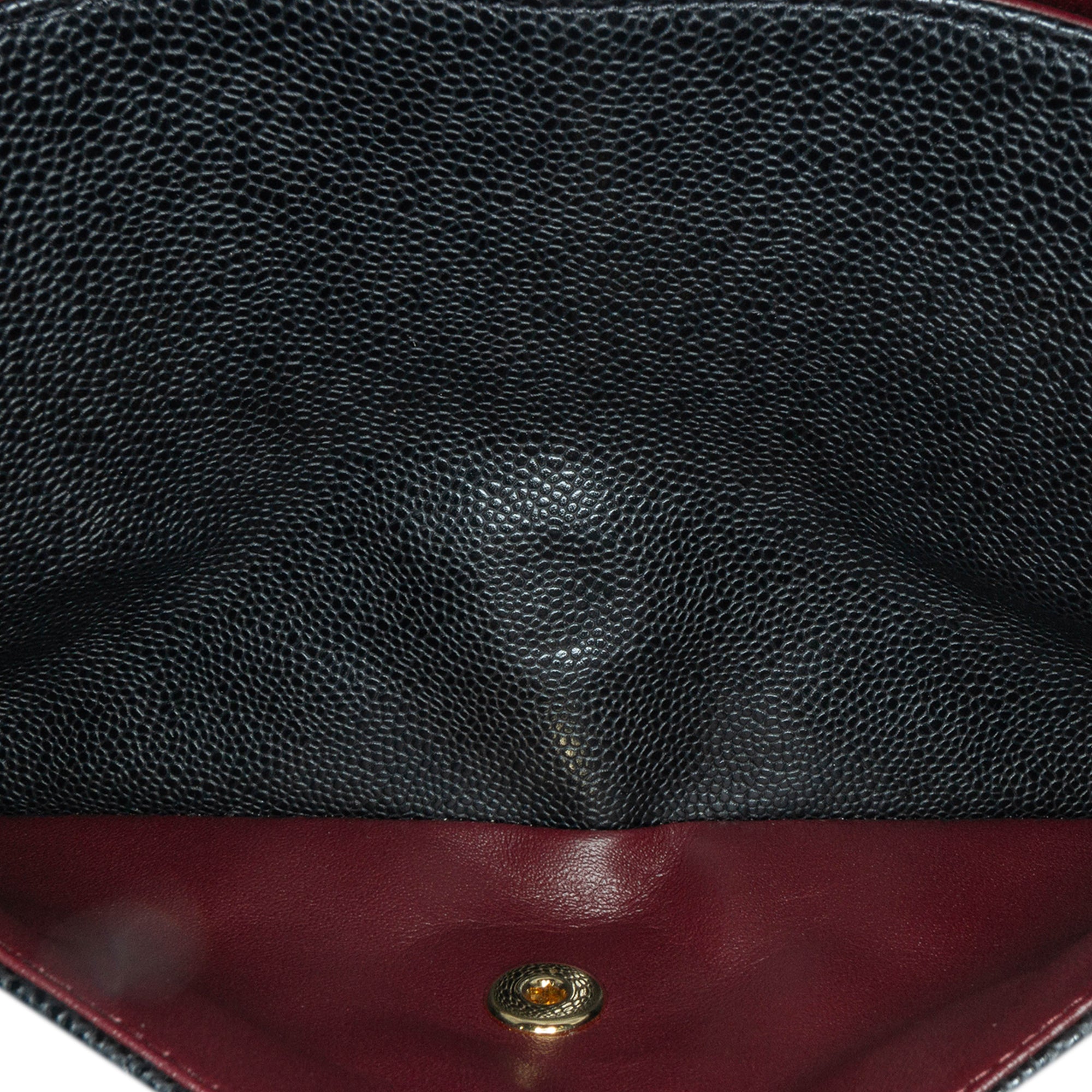 Jumbo Classic Caviar Double Flap