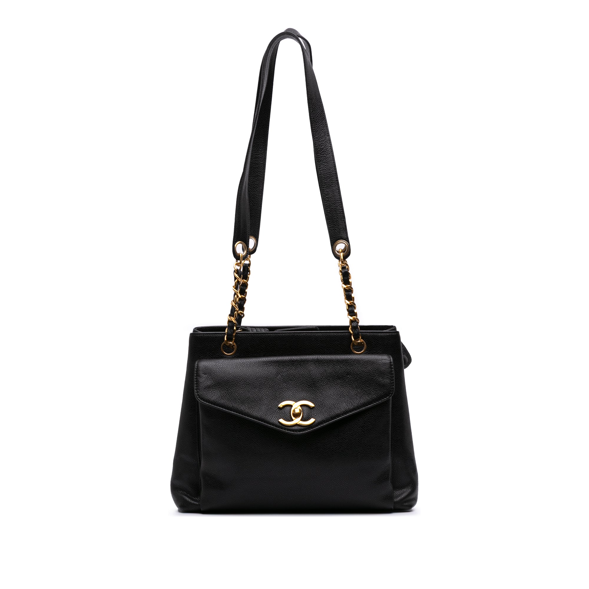 CC Caviar Shoulder Bag