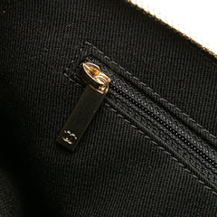 Quilted Patent Chain Double Zip Crossbody