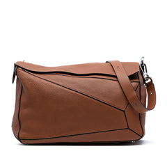 Large Calfskin Puzzle Satchel