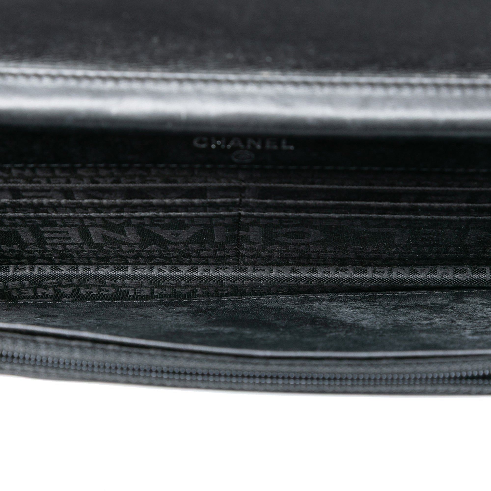 Quilted Lambskin Embossed LAX Wallet On Chain