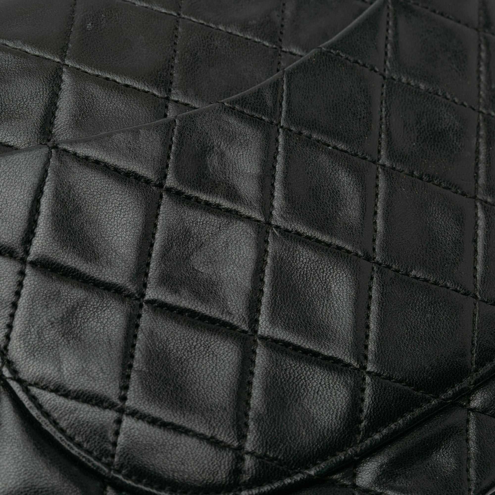 Medium Quilted Lambskin Double Flap