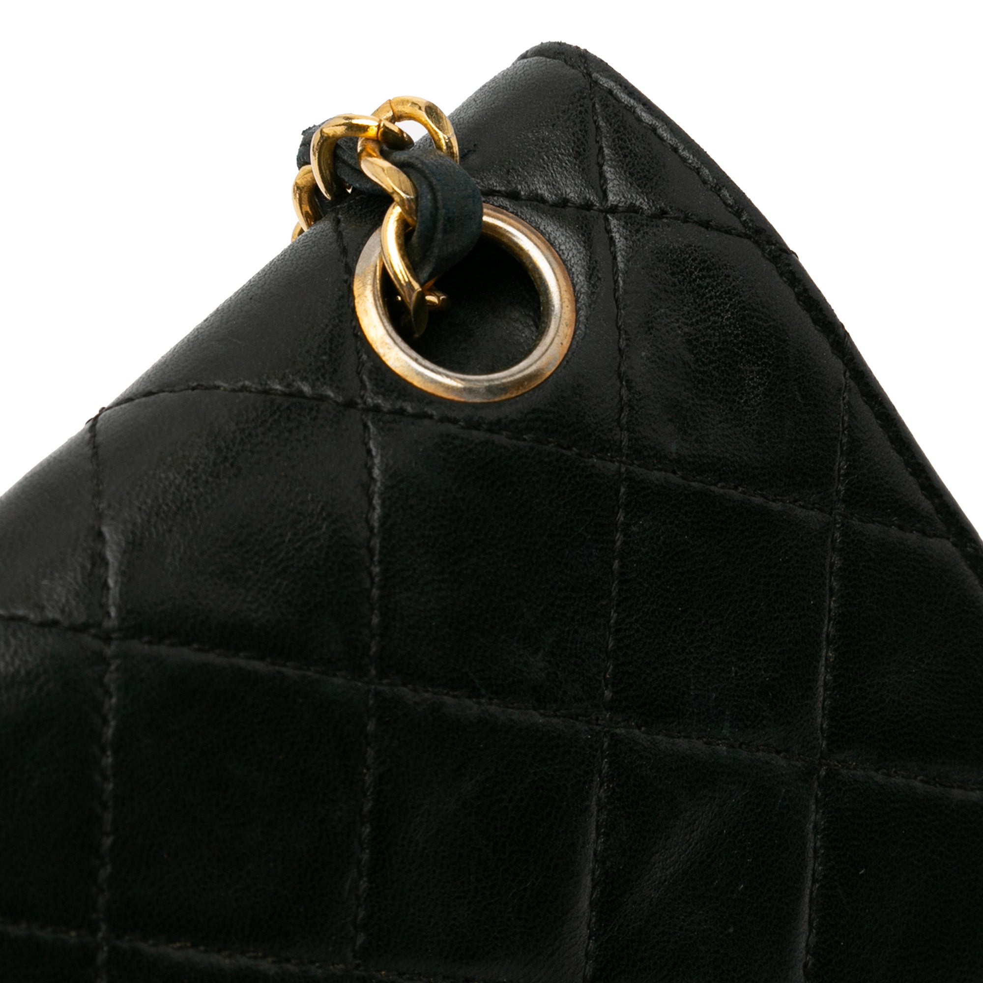 Medium Quilted Lambskin Double Flap