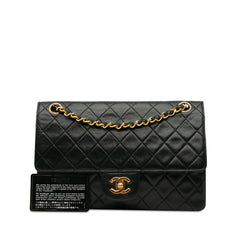 Medium Quilted Lambskin Double Flap