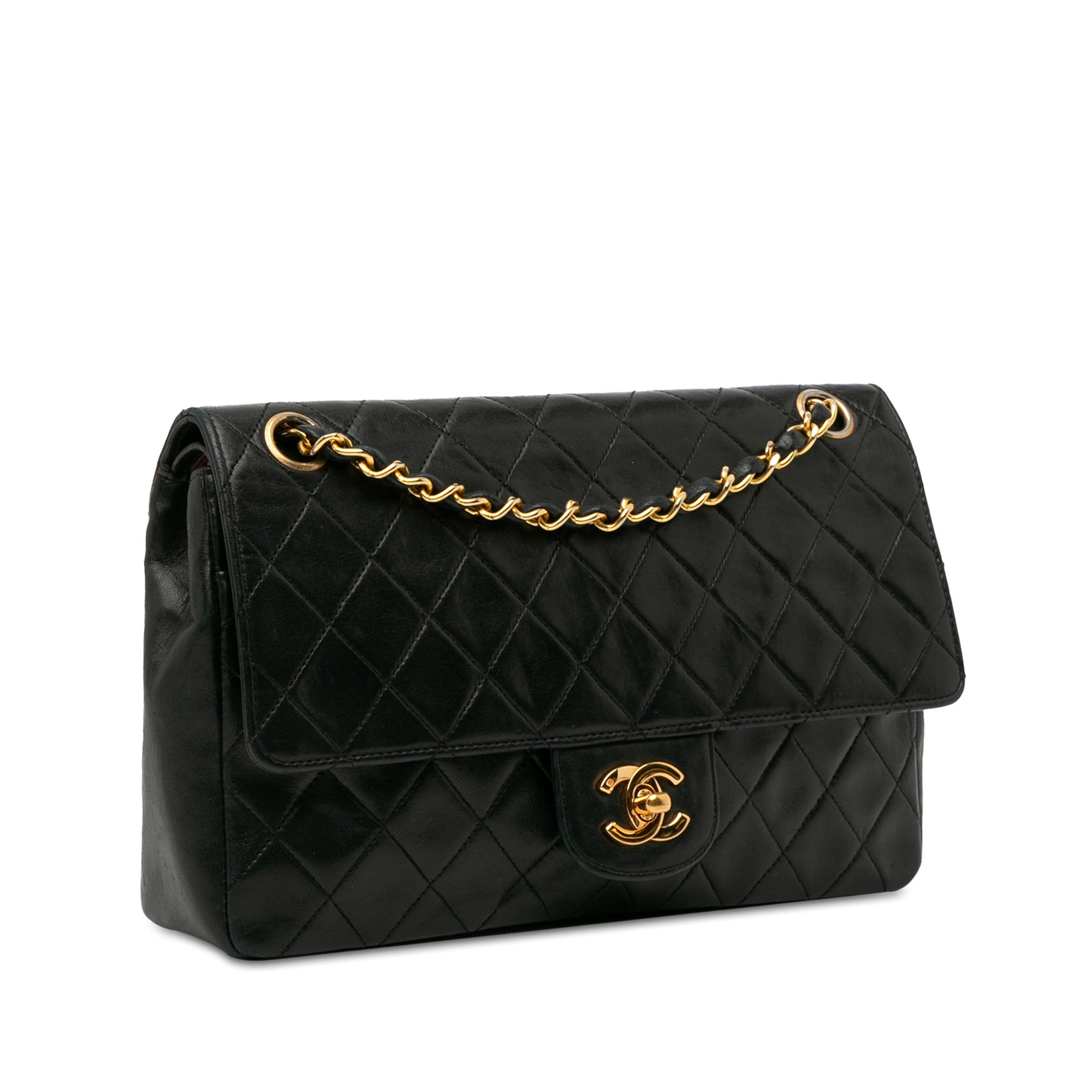 Medium Quilted Lambskin Double Flap_1