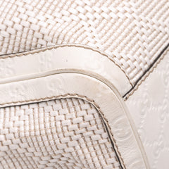 Large Diamante Raffia Sukey Tote