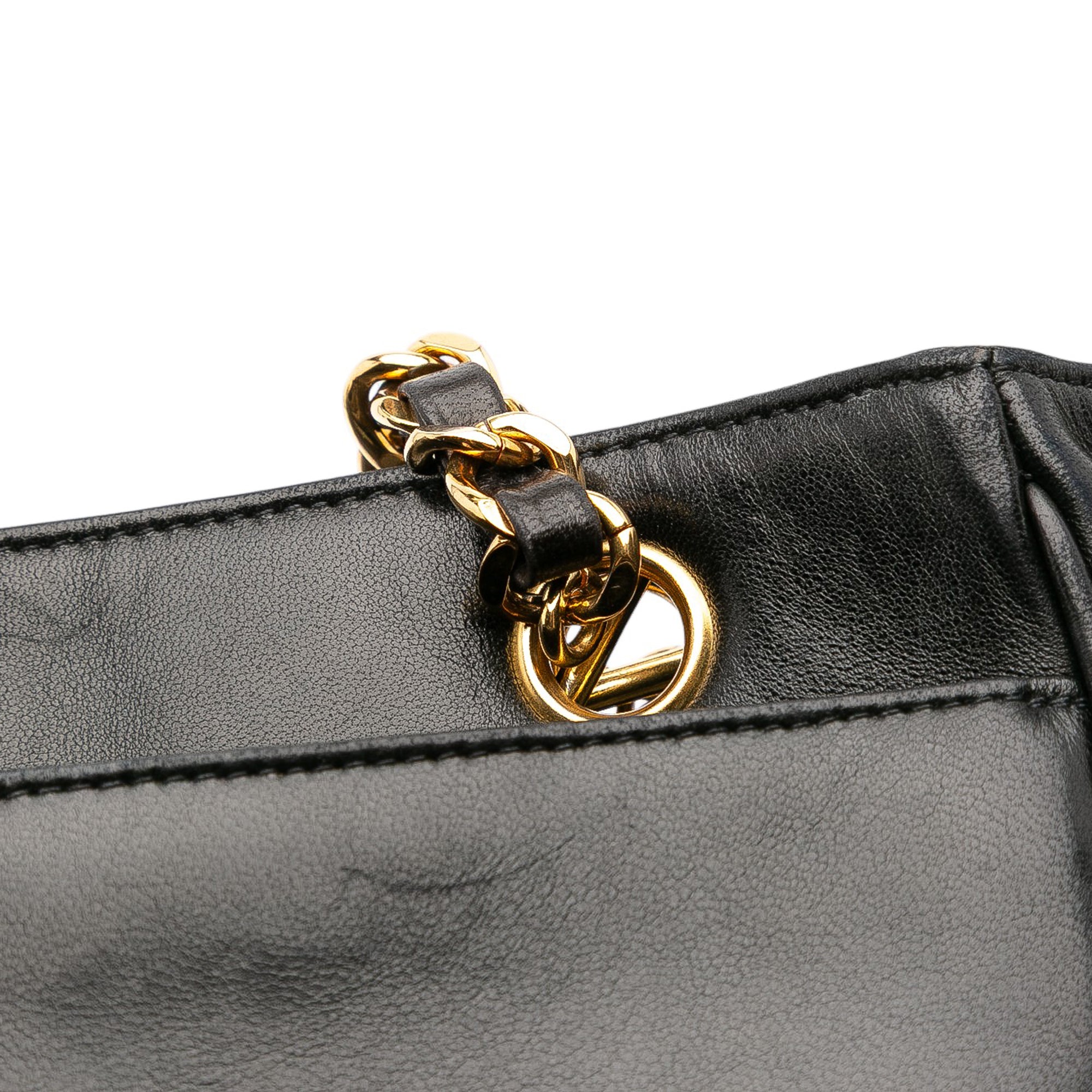 Triple CC Lambskin Tote