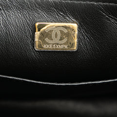 Mini Square Classic Goatskin Retro Flap