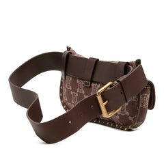 Macadam Denim Double Pocket Belt Bag