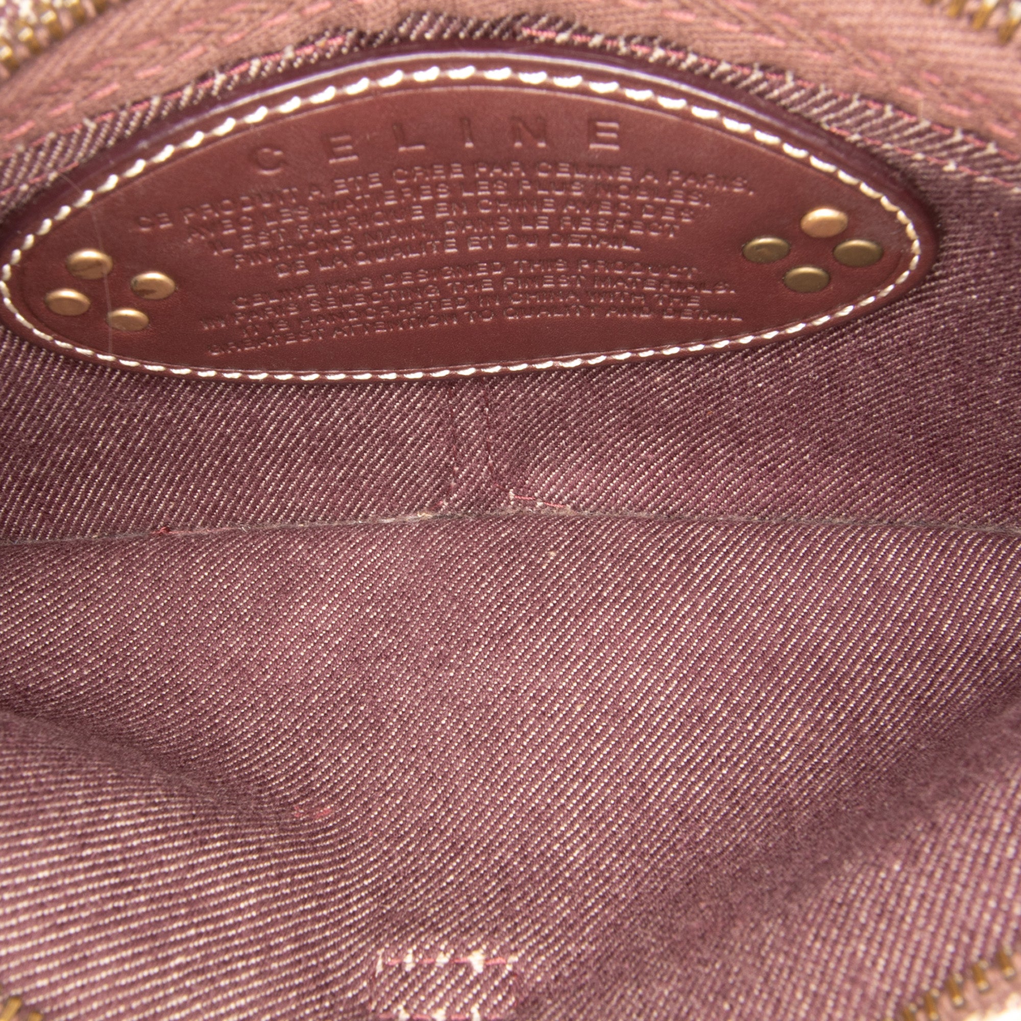 Macadam Denim Double Pocket Belt Bag