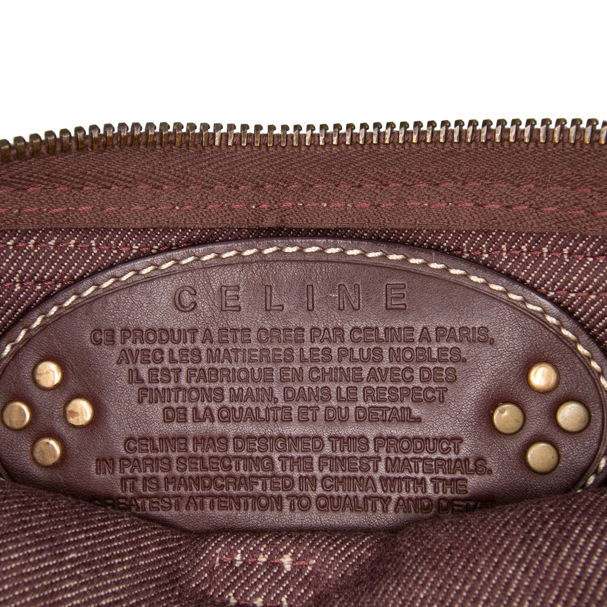 Macadam Denim Double Pocket Belt Bag