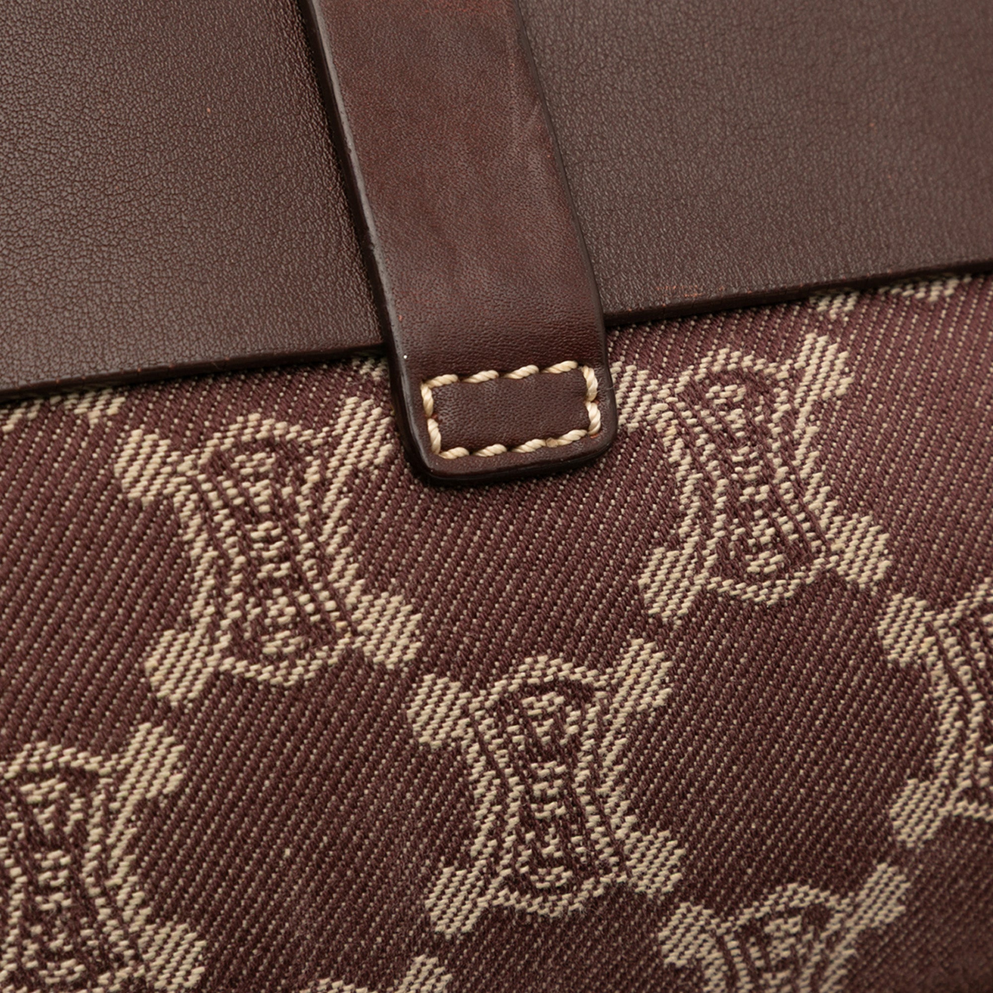 Macadam Denim Double Pocket Belt Bag