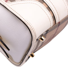 Haymarket Check Coated Canvas Minford Portrait Satchel