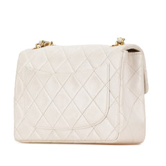 Mini Square Classic Lambskin Single Flap