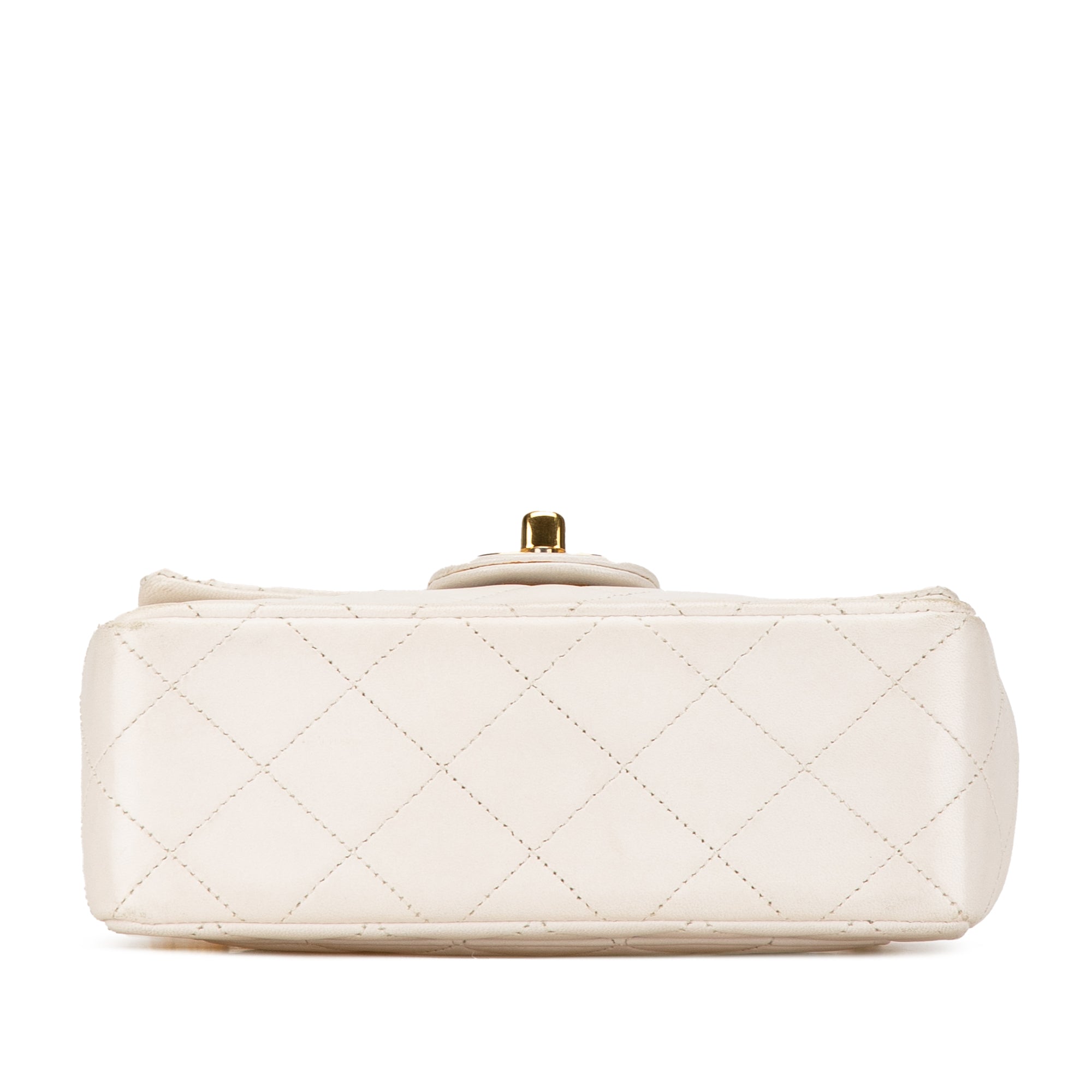 Mini Square Classic Lambskin Single Flap