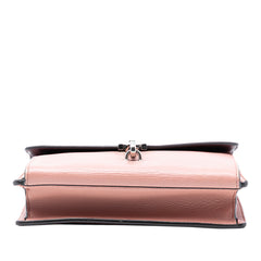 Bicolor Leather Macken Crossbody