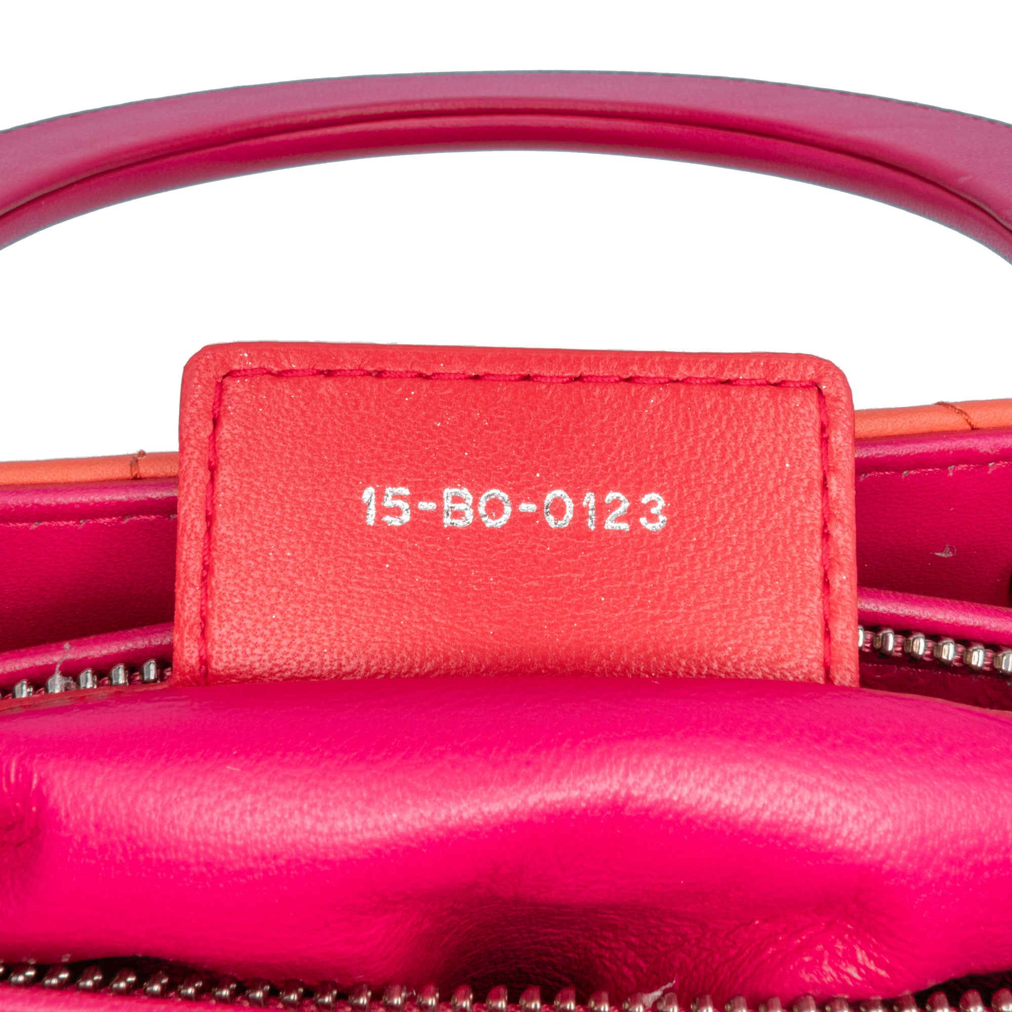 Medium Bicolor Lambskin Cannage Lady Dior