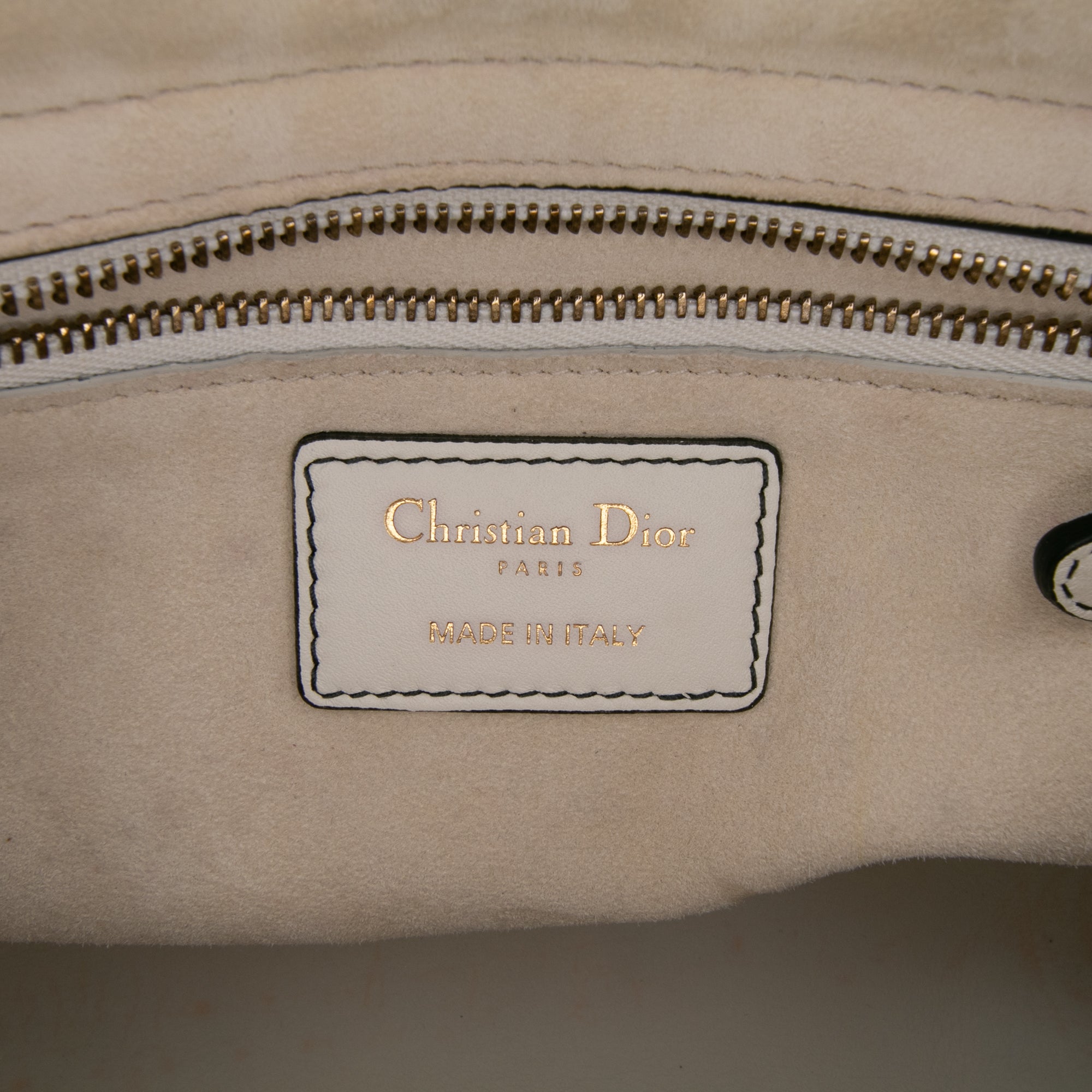 Medium Lambskin Cannage Studded Supple Lady Dior