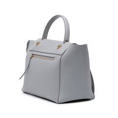 Mini Grained Calfskin Belt Satchel