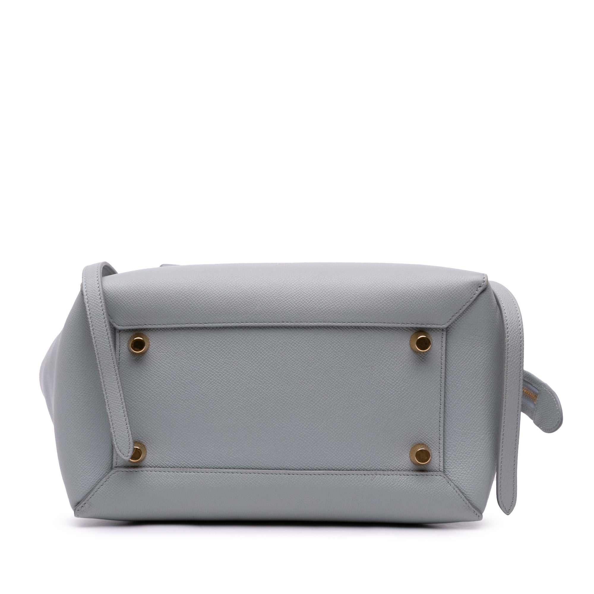 Mini Grained Calfskin Belt Satchel