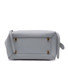 Mini Grained Calfskin Belt Satchel