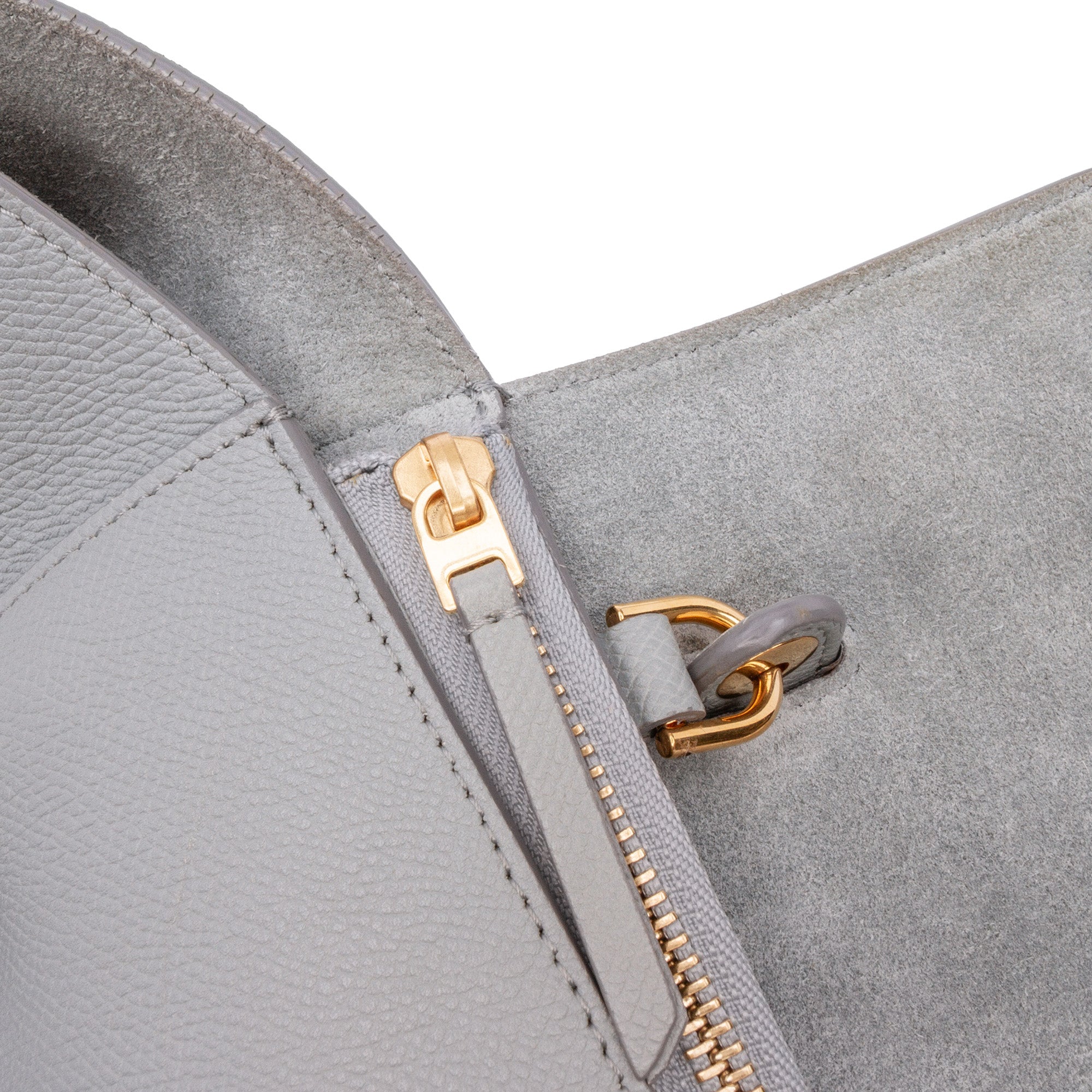 Mini Grained Calfskin Belt Satchel