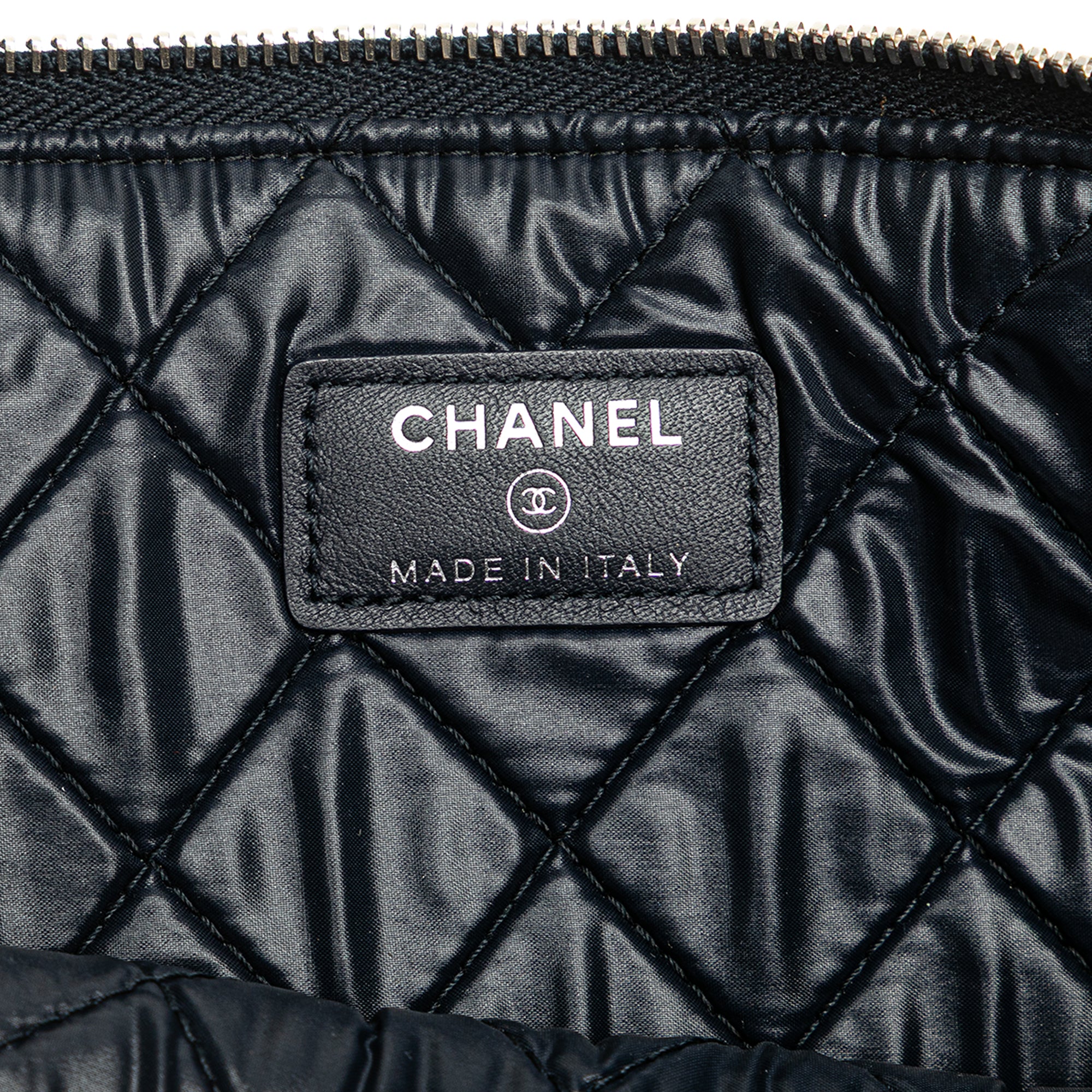 Large Denim Deauville O Case Clutch