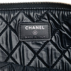 Large Denim Deauville O Case Clutch