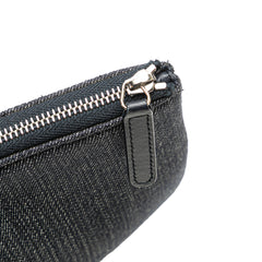 Large Denim Deauville O Case Clutch