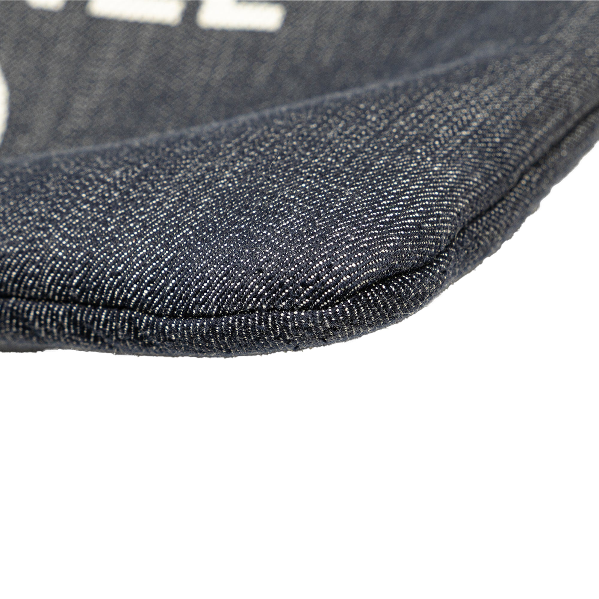 Large Denim Deauville O Case Clutch