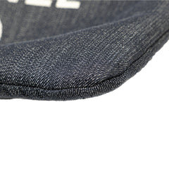 Large Denim Deauville O Case Clutch