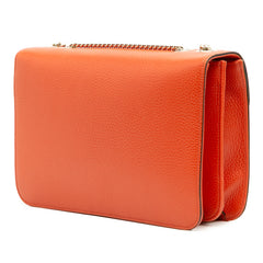 Medium Dollar Calfskin Interlocking G Crossbody