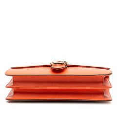Medium Dollar Calfskin Interlocking G Crossbody