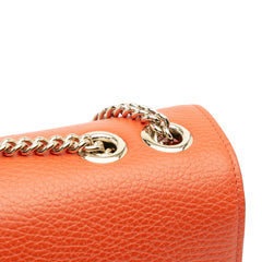 Medium Dollar Calfskin Interlocking G Crossbody