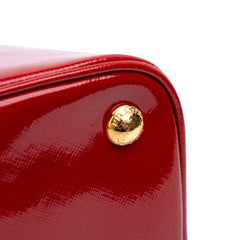 Medium Saffiano Vernice Promenade Satchel