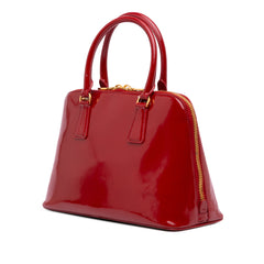 Medium Saffiano Vernice Promenade Satchel