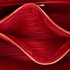 Medium Saffiano Vernice Promenade Satchel
