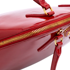 Medium Saffiano Vernice Promenade Satchel