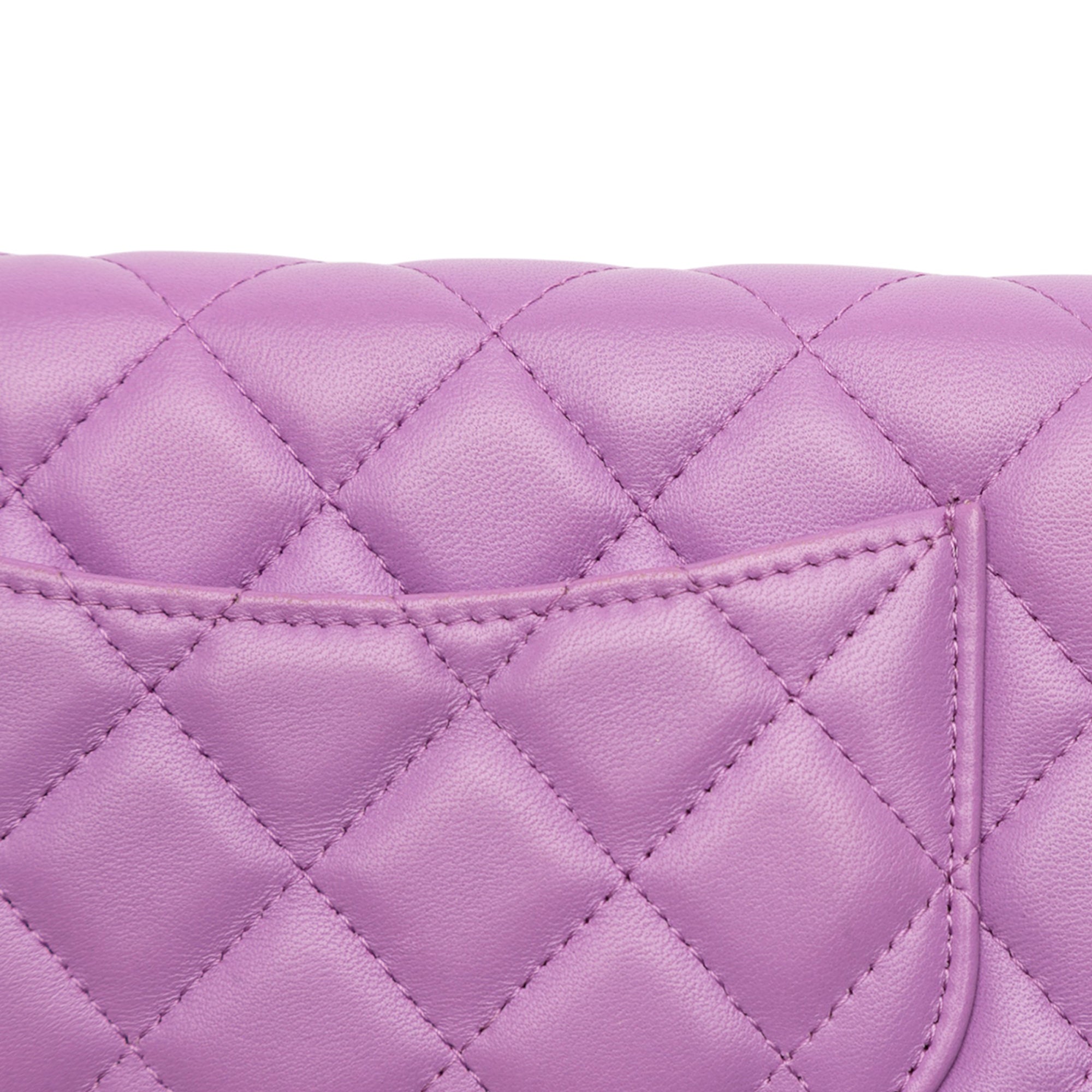 CC Quilted Lambskin Wallet on Chain