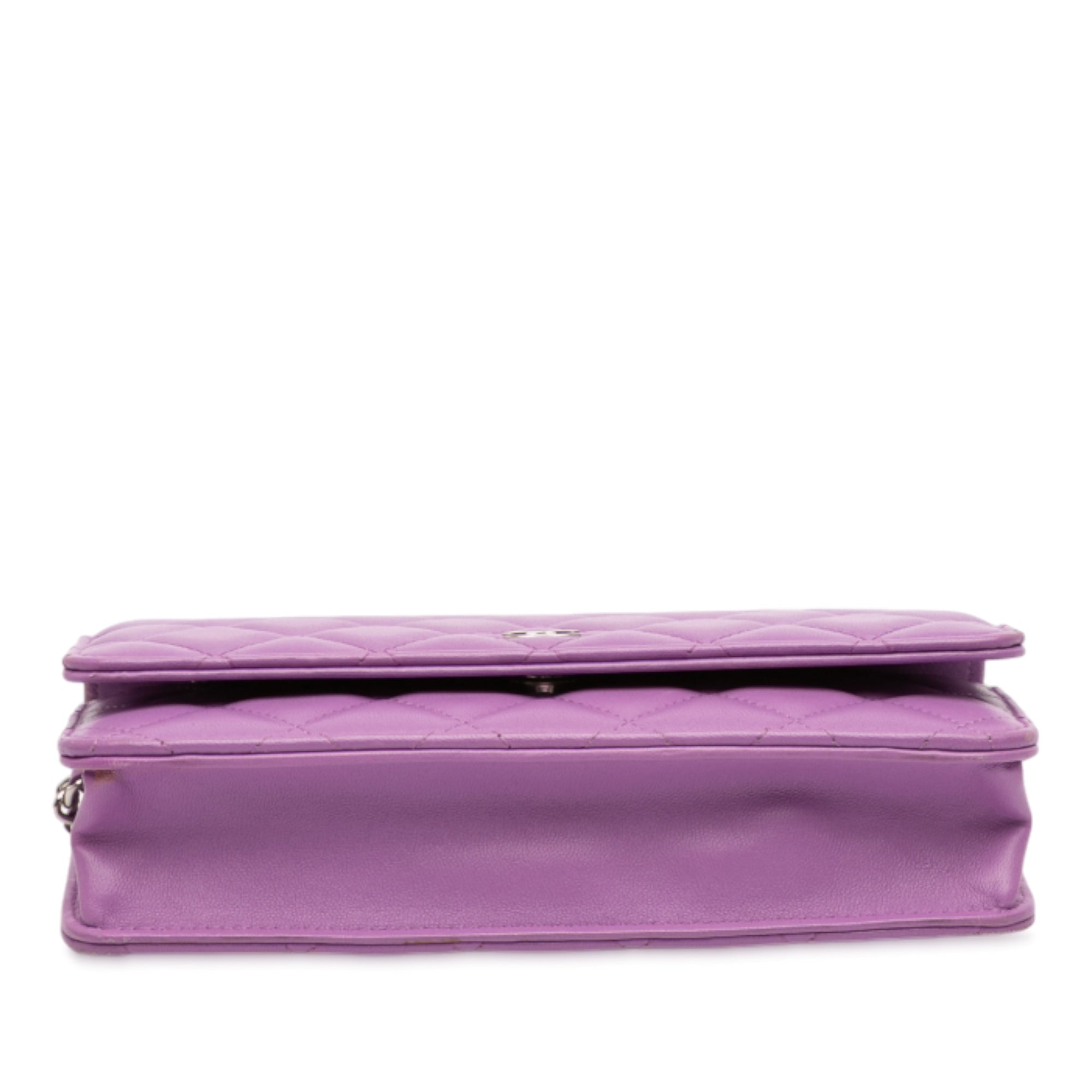 CC Quilted Lambskin Wallet on Chain