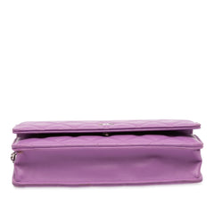 CC Quilted Lambskin Wallet on Chain