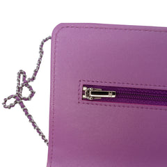 CC Quilted Lambskin Wallet on Chain