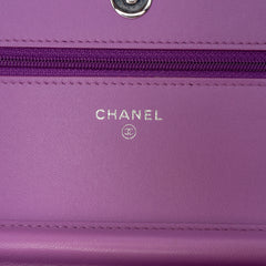 CC Quilted Lambskin Wallet on Chain