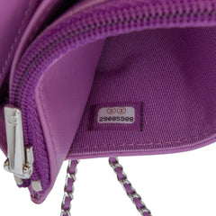 CC Quilted Lambskin Wallet on Chain