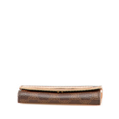 Macadam Coated Canvas Coin Pouch