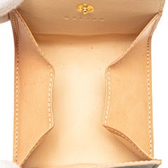 Macadam Coated Canvas Coin Pouch